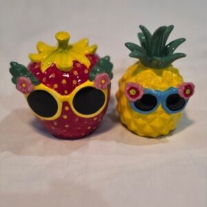 Everyday Living Ceramic Fruit Decor Set OS Red Yellow Fair Sunglasses Kitsch